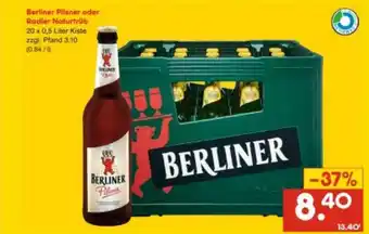 Netto Marken-Discount Berliner pilsner oder radler naturtrüb Angebot