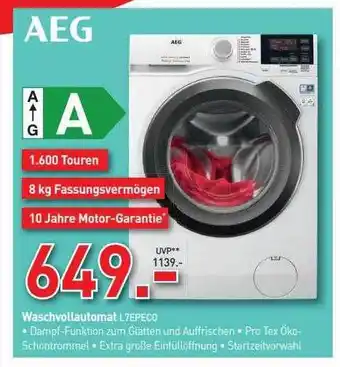 Schaffrath Aeg waschvollautomat l7epeco Angebot