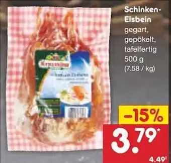 Netto Marken-Discount Schinken Eisbein 500 g Angebot