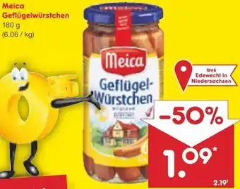 Netto Marken-Discount Meica Geflügelwürstchen 180 g Angebot