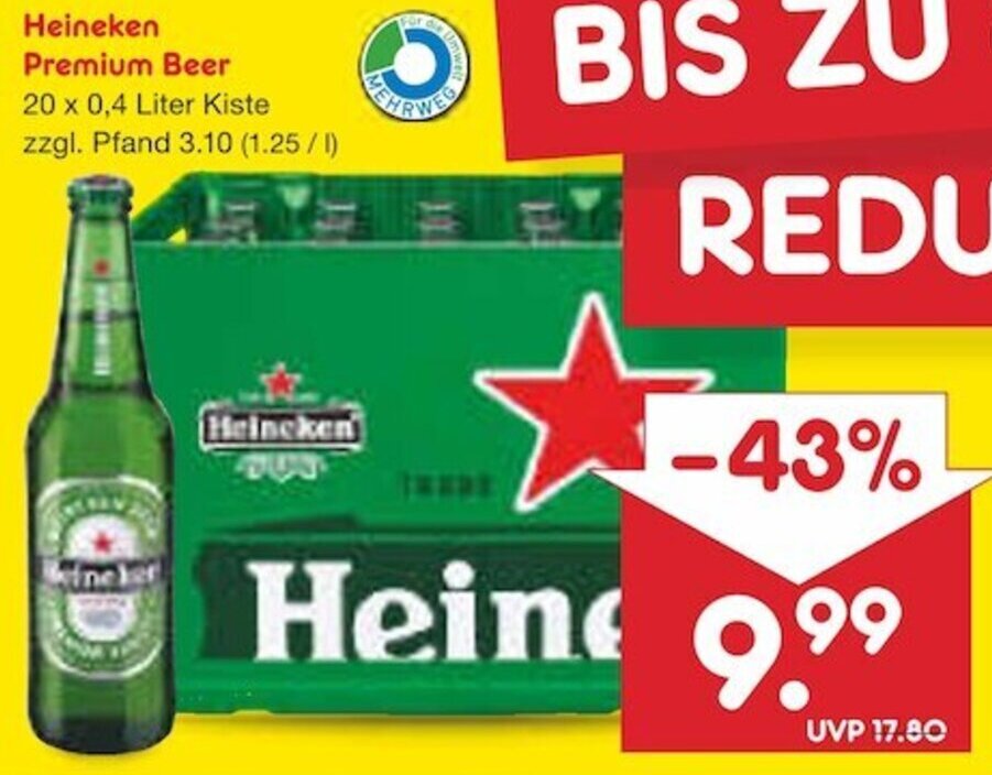 Verwunderlich Heineken Angebot Netto Fotos