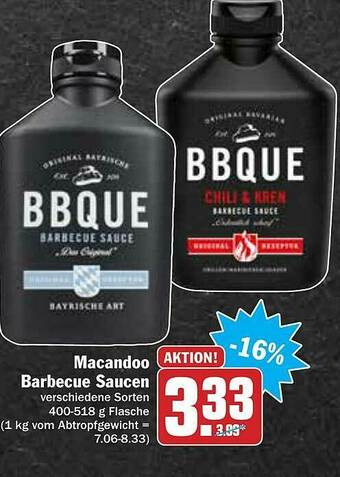 AEZ Macandoo Barbecue Saucen Angebot