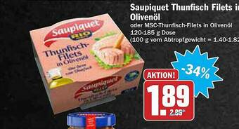 AEZ Saupiquet Thunfisch Filets In Olivenöl Angebot