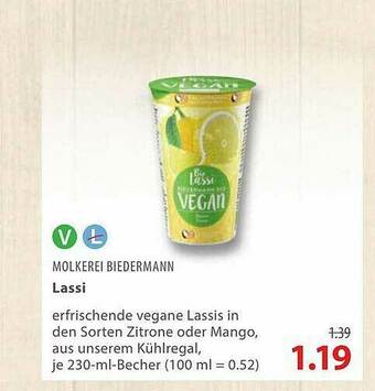 basic Molkerei Biedermann Lassi Angebot