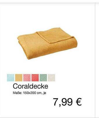 KiK Coraldecke Angebot