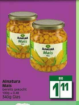 Edeka Alnatura Mais Angebot