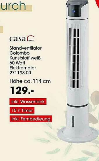 Möbel Martin Casa Nova Standventilator Colombo Angebot