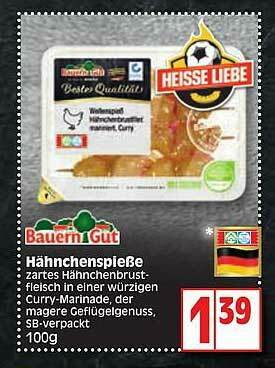 Edeka Bauern Gut Hähnchenspieße Angebot