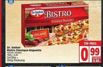 Edeka Dr Oetker Bistro Classique-baguette Angebot