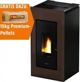 OBI Freepoint pelletofen vega stahl braun 10,5 kw eek: a+ Angebot