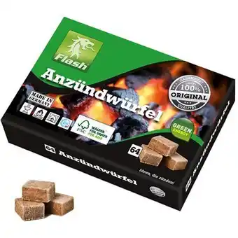 OBI Flash anzündwürfel holz & wachs 64 stück Angebot