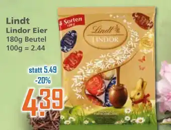 Klaas und Kock Lindt Lindor Eier 180g Angebot