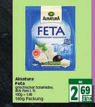 Elli Markt Alnatura Feta Angebot