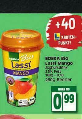 Elli Markt Edeka Bio Lassi Mango Angebot