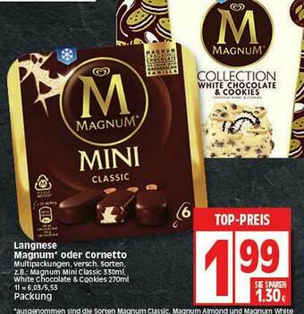 Elli Markt Langnese Magnum Oder Cornetto Angebot