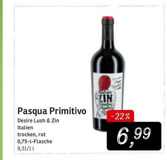 KONSUM Pasqua Primitivo Angebot