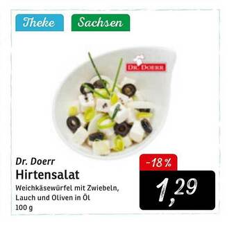 KONSUM Dr Doerr Hirtensalat Angebot