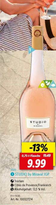 Lidl Studio By Miraval Igp Angebot