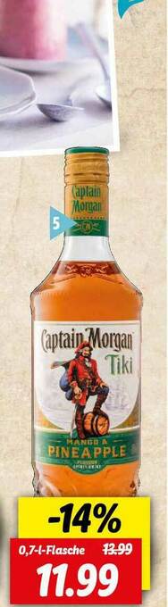 Lidl Captain Morgan Tiki Angebot