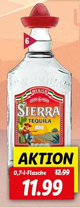 Lidl Sierra Tequila Angebot