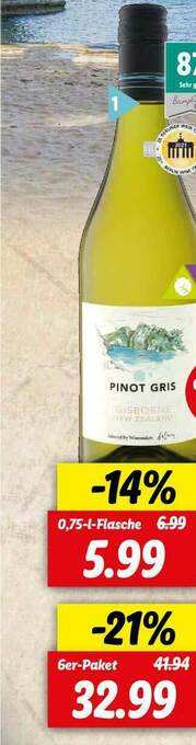 Lidl Pinot Gris Angebot