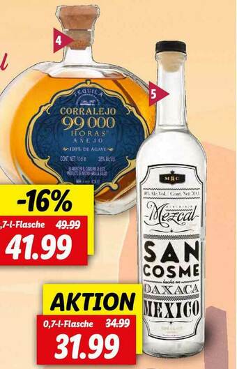 Lidl Corralejo 99000 Oder Mezcal San Cosme Oaxaca Mexico Angebot