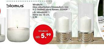 Möbel Martin 5lomus Windlicht Glas Silberfarben Oder Glasaufsatz Klar Angebot