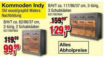 Möbelfundgrube Kommoden Indy Angebot