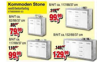 Möbelfundgrube Kommoden Stone Angebot