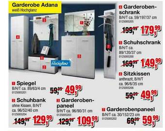 Möbelfundgrube Garderobe Adana Angebot