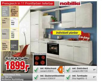 Möbelfundgrube Nobilia Küchenblock Riva Angebot