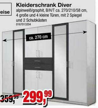 Möbelfundgrube Kleiderschrank Diver Angebot