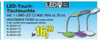 Möbelfundgrube Led-touch Tischleuchte Angebot