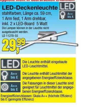 Möbelfundgrube Led-deckenleuchte Angebot