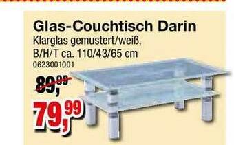 Möbelfundgrube Glas-couchtisch Darin Angebot