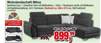 Möbelfundgrube Wohnlandschaft Milos Angebot