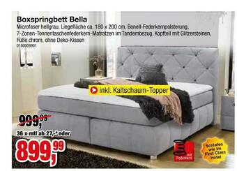 Möbelfundgrube Boxspringbett Bella Angebot