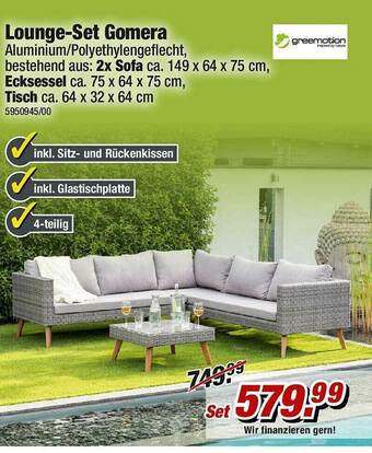 Poco Greemotion Lounge-set Gomera Angebot