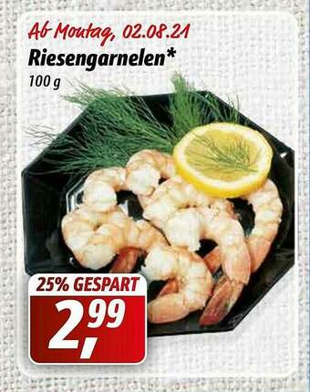 Simmel Riesengarnelen Angebot