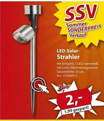 Sonderpreis Baumarkt Led-solar Strahler Angebot