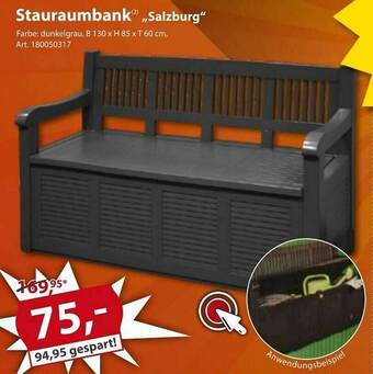 Sonderpreis Baumarkt Stauraumbank „salzburg” Angebot