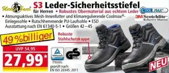 Norma Uncle Sam S3 Leder Sicherheitsstiefel Angebot