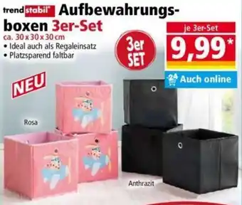 Norma Trend Stabil Aufbewahrungsboxen 3er Set Angebot