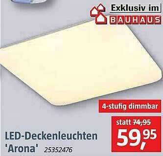 Bauhaus Led-deckenleuchte „arona” Angebot