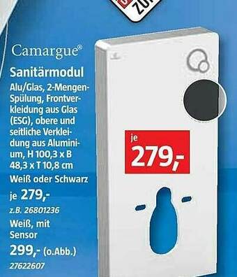 Bauhaus Camargue Sanitärmodul Angebot