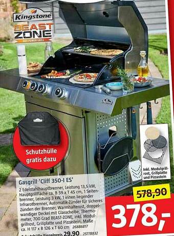 Bauhaus Kingstone Gasgrill „cliff 3510-i Es” Angebot