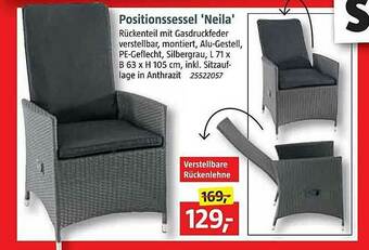 Bauhaus Positionssessel „neila” Angebot