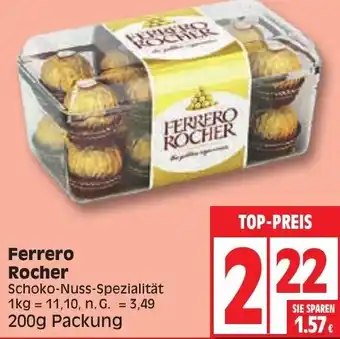 Edeka Ferrero Rocher 200 g Packung Angebot