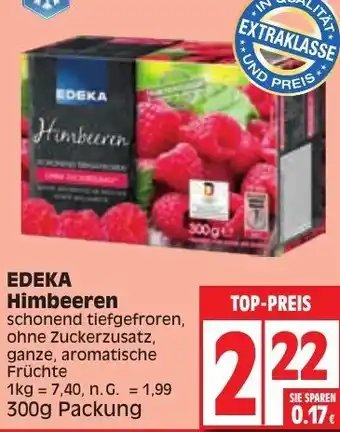 Edeka Edeka Himbeeren 300 g Packung Angebot