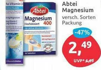 Budni Abtei Magnesium Angebot